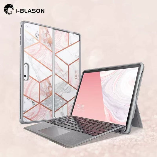 Microsoft Surface Pro 11 - iBlason TPU Soft Frame Slim Glitter Marble Shockproof Case