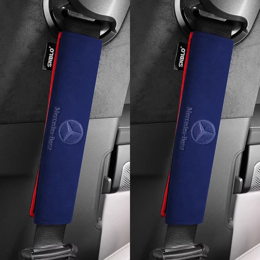 Mercedes-Benz Car Interior Accessory Suede Seat Belt Shoulder Pad for GLC, GLB, GLA, AMG, C-Class