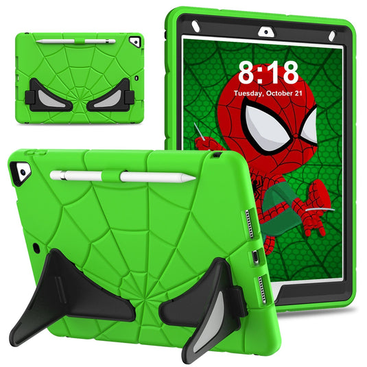 [Built-in Stand][With Pen Slot] Apple iPad Pro 11-inch M4/M5 (2024/2025) Spiderman Cartoon Kids Full-cover Silicone Shockproof Case - i-Station Mobile Phone & Electronic Device Repair and Accessories