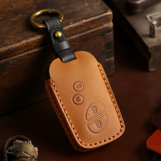 Lexus Handcrafted Genuine Leather Car Key Fob Case Cover For RX270, ES240, LX570