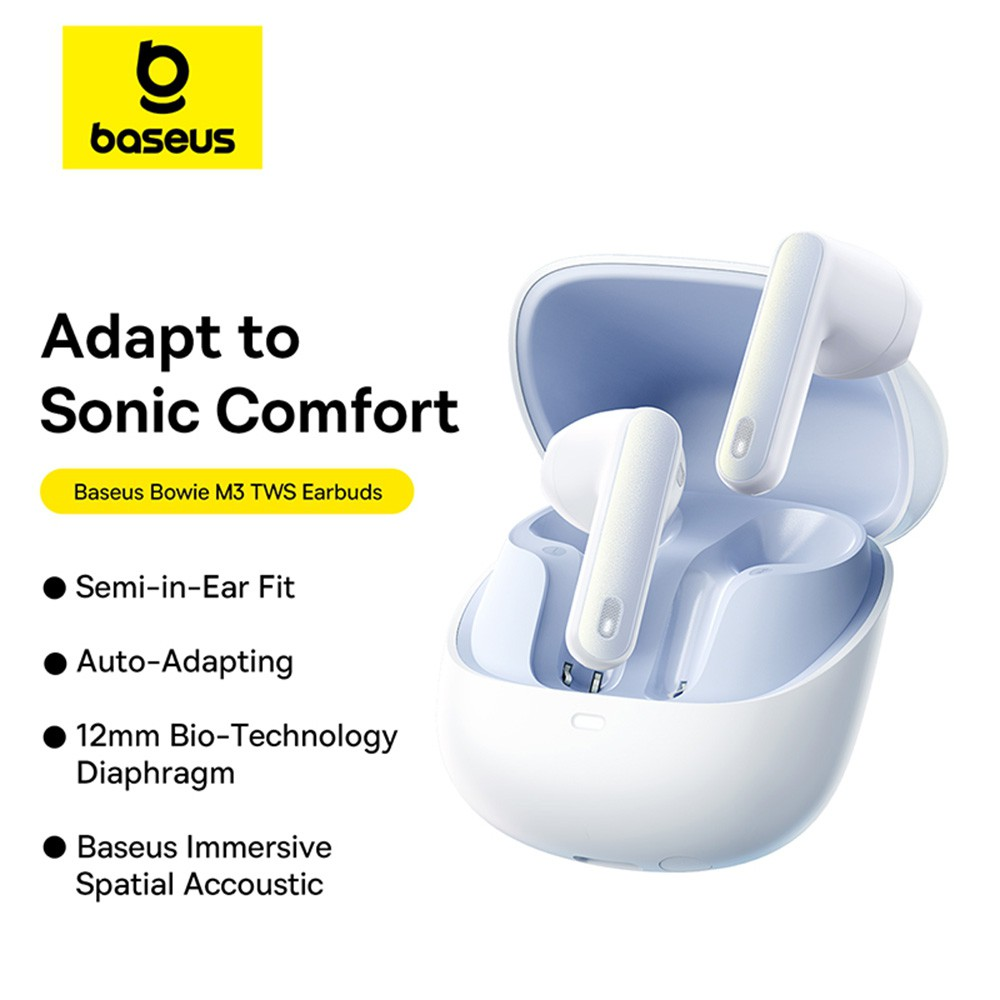 Baseus Bowie M3 True Wireless Earphones (A00051900211-00/A00051900311-00) - i-Station Mobile Phone & Electronic Device Repair and Accessories