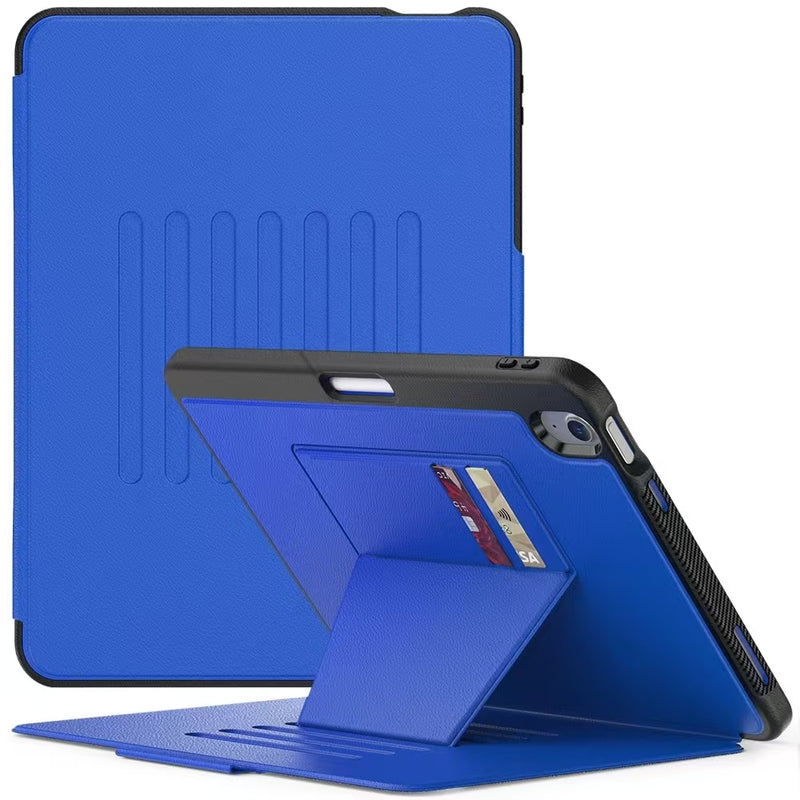 Load image into Gallery viewer, [With Card Slot] Apple iPad 7/8/9 10.2&#39;&#39; 7/8/9th Gen (2019/2020/2021) Genuine Leather Full-protection Shockproof Case With Pen Slot
