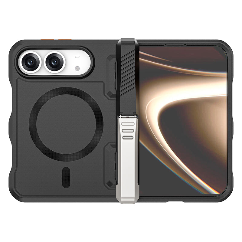 Load image into Gallery viewer, [Built-in Foldable Kickstand] Apple iPhone Duo -  Rugged Drop Proof Magnetic Phone Case
