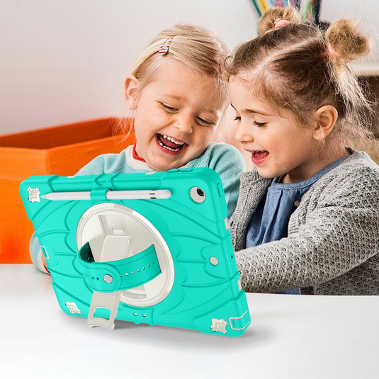 [Built-in Stand][With Pen Slot] Apple iPad 10.9'' 10/11th Gen (2022/2025) Batman Cartoon Kids Full-cover Silicone Shockproof Case