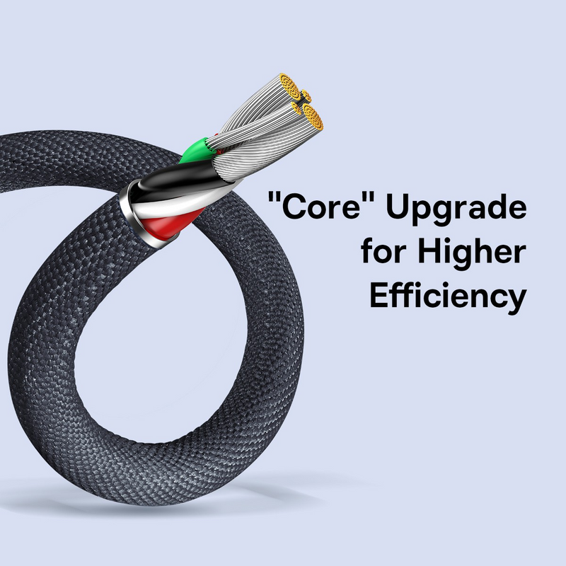 Load image into Gallery viewer, CW-FXP Baseus Crystal Shine Series Fast Charging Data Cable USB to iP 2.4A 1.2m - Black

