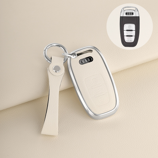 Audi 360° All Inclusive Car Key Fob Case Cover For A3, A4, A5, A6, A7, A8, Q2, Q5, Q7, Q8, e-tron