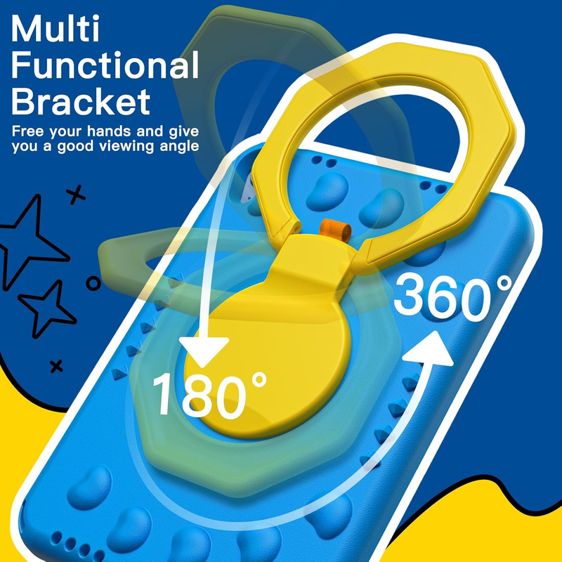 Load image into Gallery viewer, [With Pen Slot][Built-in Stand] Apple iPad 10/11&#39;&#39; 10/11th Gen (2022/2025) EVA Silicone Kids Shockproof Case
