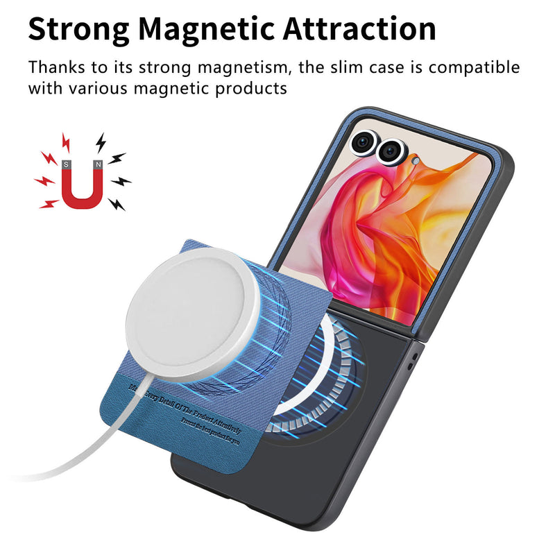 Load image into Gallery viewer, [Magnetic Compatible] Motorola Moto Razr 60/Ultra Textured Fabric-Style Shockproof Protective Case
