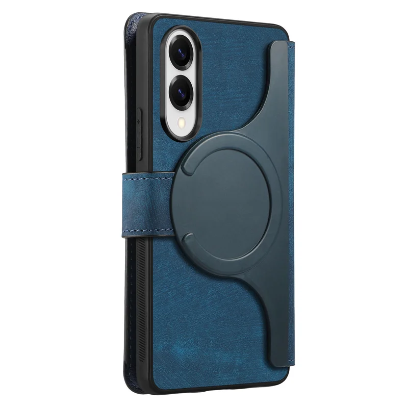 Load image into Gallery viewer, [Magsafe Compatible][Detachable] Samsung Galaxy S25 Edge (SM-S937) - Leather Flip Shockproof Wallet Series Case With Card Slot
