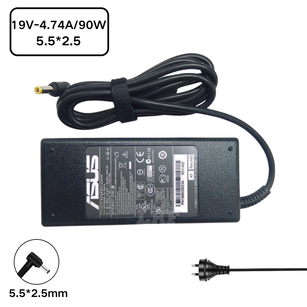 [19V-4.74A/90W][5.5*2.5] ASUS A6 A6JA A6JC A6Jm A7C A7D A7F G1 G1S G2 Laptop AC Power Supply Adapter Charger - i-Station Mobile Phone & Electronic Device Repair and Accessories