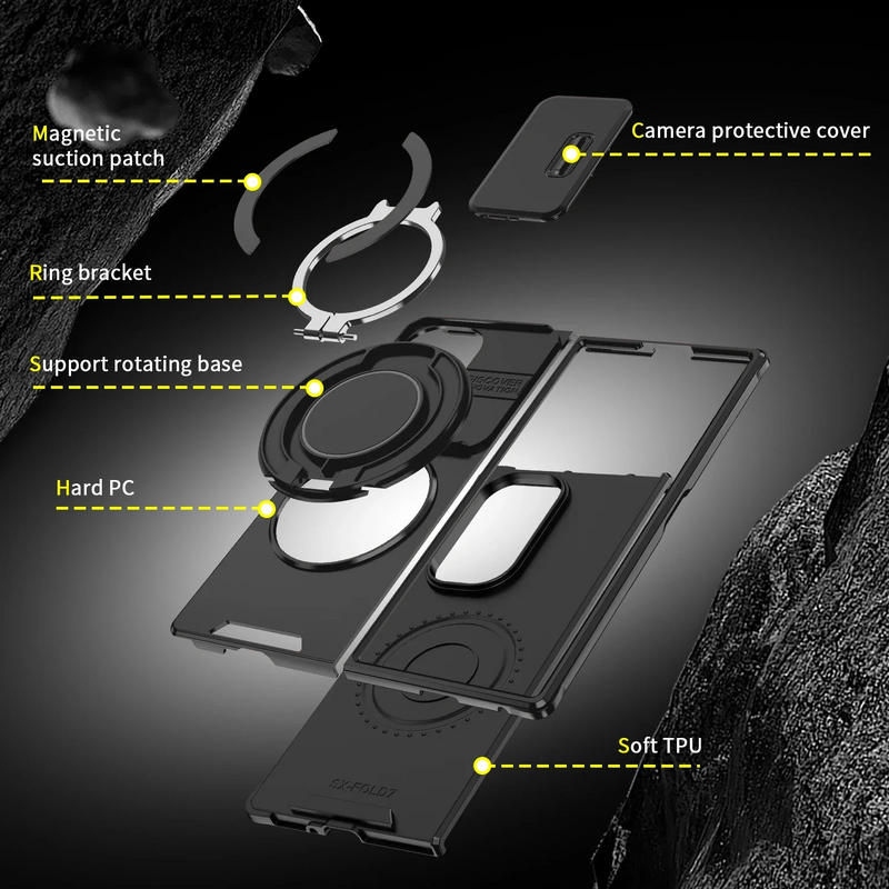 Load image into Gallery viewer, [Built-in Kickstand] Samsung Galaxy Z Fold7 (SM-F966) - Rugged Shockproof Heavy Duty Series Case - i-Station Mobile Phone &amp; Electronic Device Repair and Accessories
