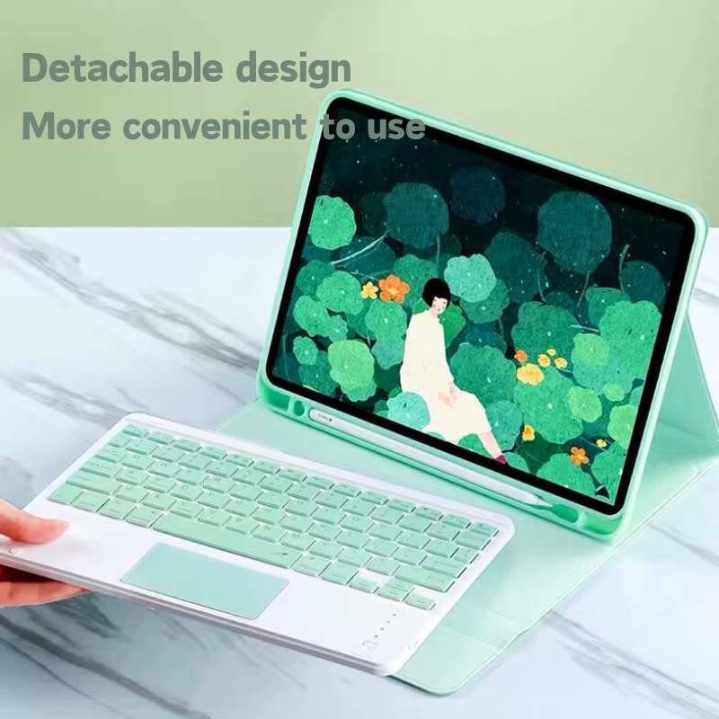 Load image into Gallery viewer, Apple iPad Pro 11-inch 1st/2nd/3rd/4/5th Gen (2018/2020/2021/2022/2024) Smart Wireless Keyboard Flip Case With Backlit
