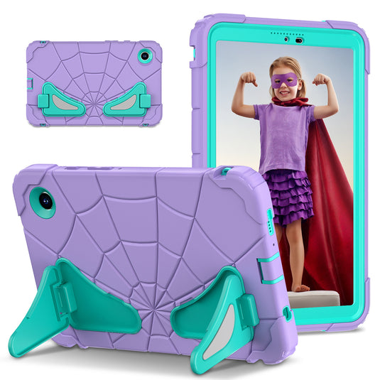 [Built-in Stand] Samsung Galaxy Tab A11 Plus 11“ (2025) Spiderman Cartoon Kids Full-cover Silicone Shockproof Case