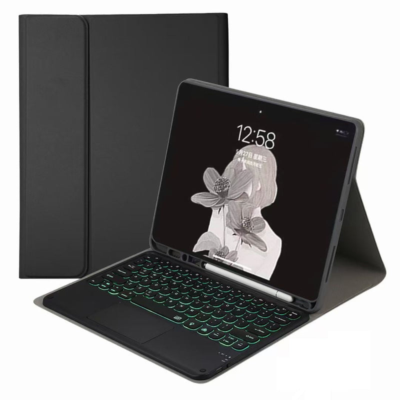 Load image into Gallery viewer, Samsung Galaxy Tab S10 FE Plus 13.1&quot; (2025) Smart Wireless Trackpad Keyboard Mouse Flip Case
