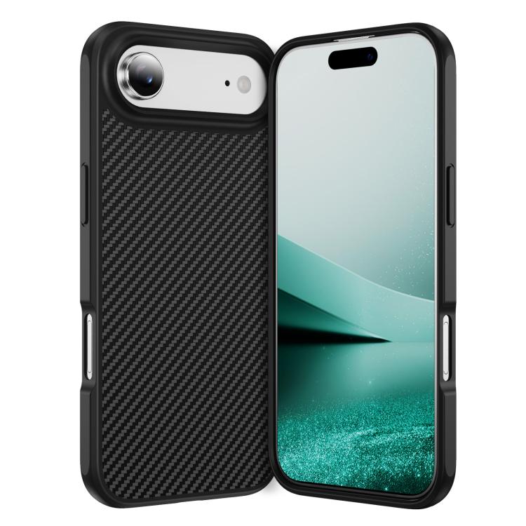 Load image into Gallery viewer, iPhone 17/Air/Pro/Pro Max Kevlar Carbon Fiber Texture Shockproof Heavy Duty Case with Hidden MagSafe Magnetic
