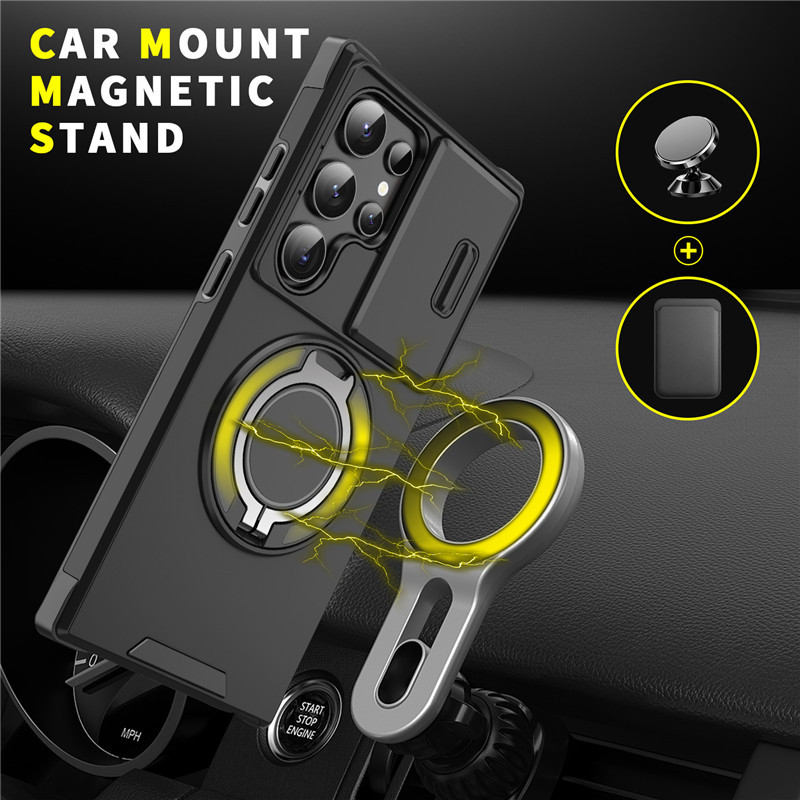 Load image into Gallery viewer, [Built-in Kickstand] Samsung Galaxy S25 FE (SM-S731) - Rugged Shockproof Heavy Duty Series Case
