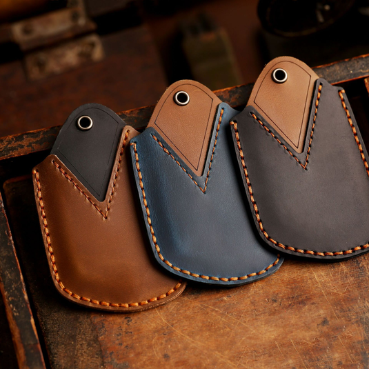 Volkswagen Handcrafted Genuine Leather Car Key Fob Case Cover Forc,  ID.3, ID.4, Skoda Octavia, SEAT Leon MK4, Cupra Formentor