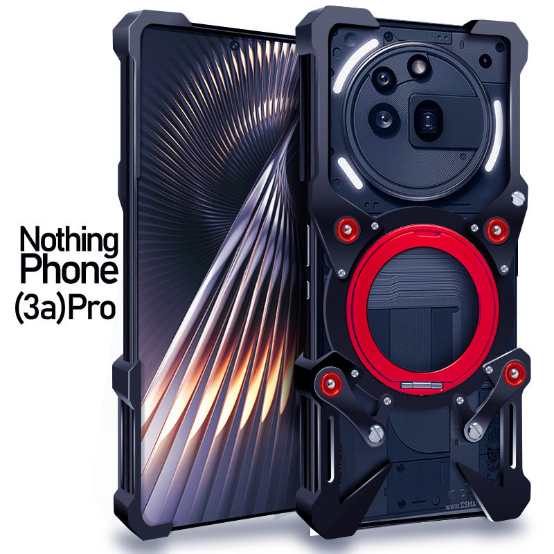 Load image into Gallery viewer, [With 360° Rotating Stand] Nothing Phone (3a)/Pro Aluminum Alloy Metal Frame Shockproof Case - i-Station Mobile Phone &amp; Electronic Device Repair and Accessories
