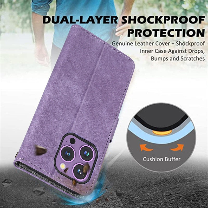 Load image into Gallery viewer, [With Card Slot] Google Pixel 9/A/Pro/XL - Multi Functional Buckle Flap Wallet Series Case With Lanyard
