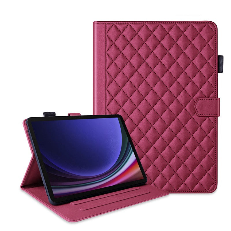 Load image into Gallery viewer, [With Card Slot] Samsung Galaxy Tab A8 2022 10.5&quot; (X200/X205) - Soft Leather Flip Cover With Clasp Case
