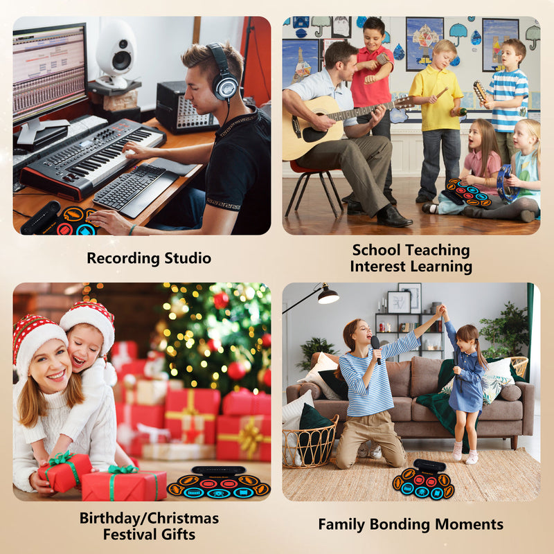 Load image into Gallery viewer, Kids Roll-Up Portable Electronic Drum Pad Kit - i-Station Mobile Phone &amp; Electronic Device Repair and Accessories
