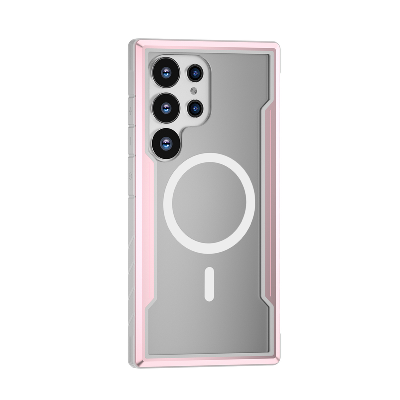 Load image into Gallery viewer, [Magsafe Compatible] Samsung Galaxy S26/Plus/Ultra - Aluminum Alloy Frame Clear Shockproof Case - i-Station Mobile Phone &amp; Electronic Device Repair and Accessories
