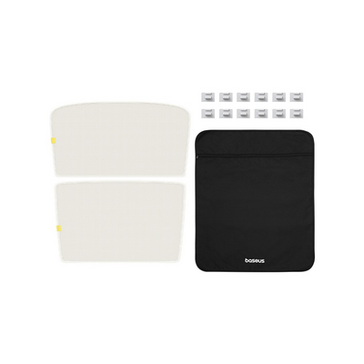 Baseus T-Space Series Car Skylight Sunshade For Tesla Model 3 (Double Layer Version) - Moon White - i-Station Mobile Phone & Electronic Device Repair and Accessories