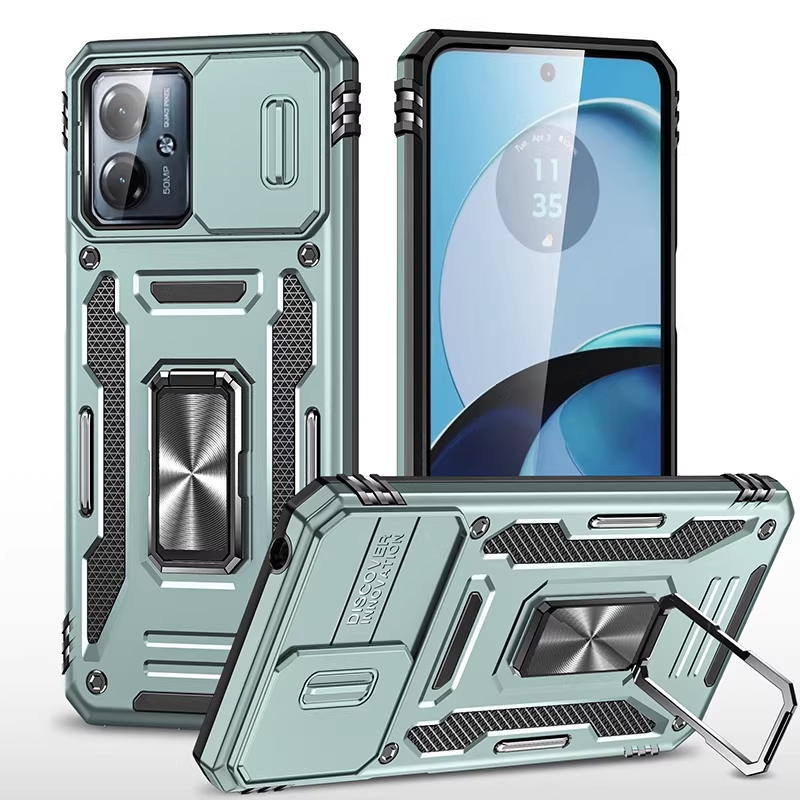 Load image into Gallery viewer, [Built-in Stand]  Motorola Moto G14 Full-Coverage Shockproof Anti-Slip Essentials Series Case
