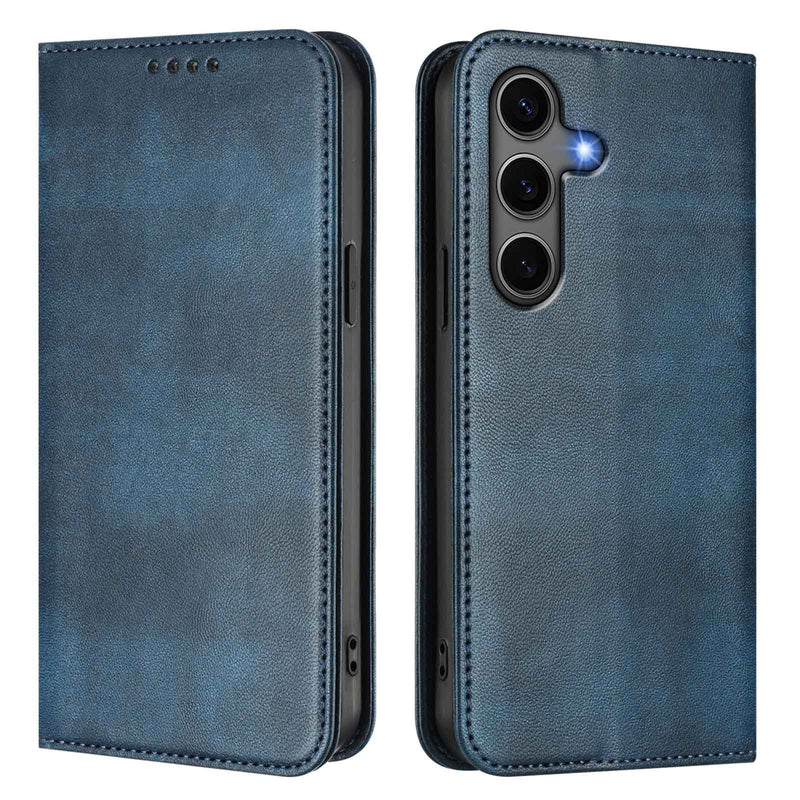 Load image into Gallery viewer, [With Card Slot] Samsung S25/Plus/Ultra/Edge - Multi Functional Leather Flap Wallet Series Case
