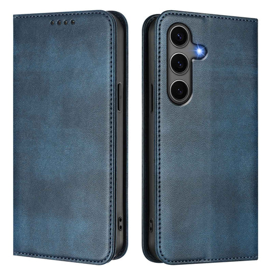 [With Card Slot] Samsung S25/Plus/Ultra/Edge - Multi Functional Leather Flap Wallet Series Case
