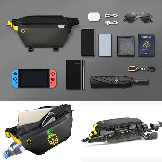 Divoom Sling Bag Pixel Art LED Daypack - i-Station Mobile Phone & Electronic Device Repair and Accessories