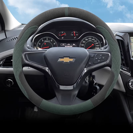 Chevrolet Ultra-thin Suede Style Steering Wheel Cover For Cruze, Monza, Sail, Cavalier, Malibu, Equinox - i-Station Mobile Phone & Electronic Device Repair and Accessories