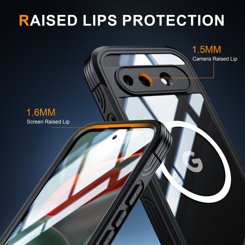 Load image into Gallery viewer, [Magsafe Compatible][Built-in Glass Screen Protector] Google Pixel 10A - Transparent Full Covered Shockproof Lifeproof Series Case - i-Station Mobile Phone &amp; Electronic Device Repair and Accessories
