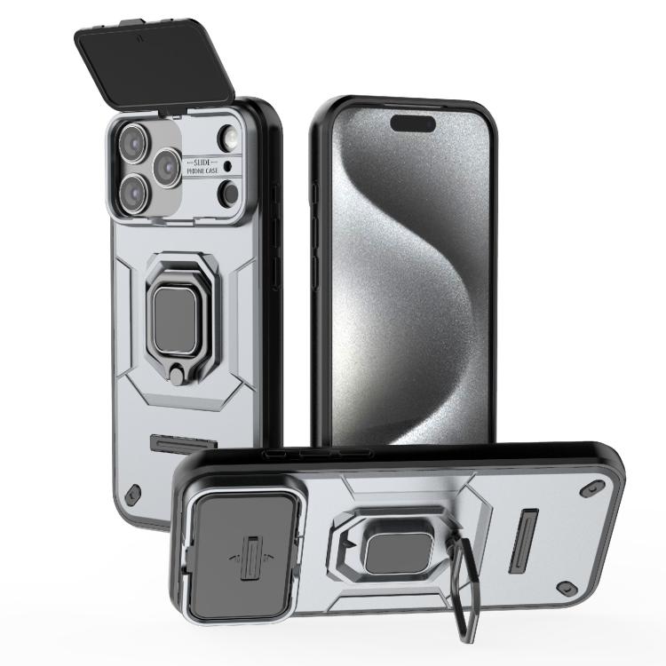 Load image into Gallery viewer, [With Lens Cover][Built-in Stand] Apple iPhone 17/Air/Pro/Max - Shield Shockproof Rugged Heavy Duty Case
