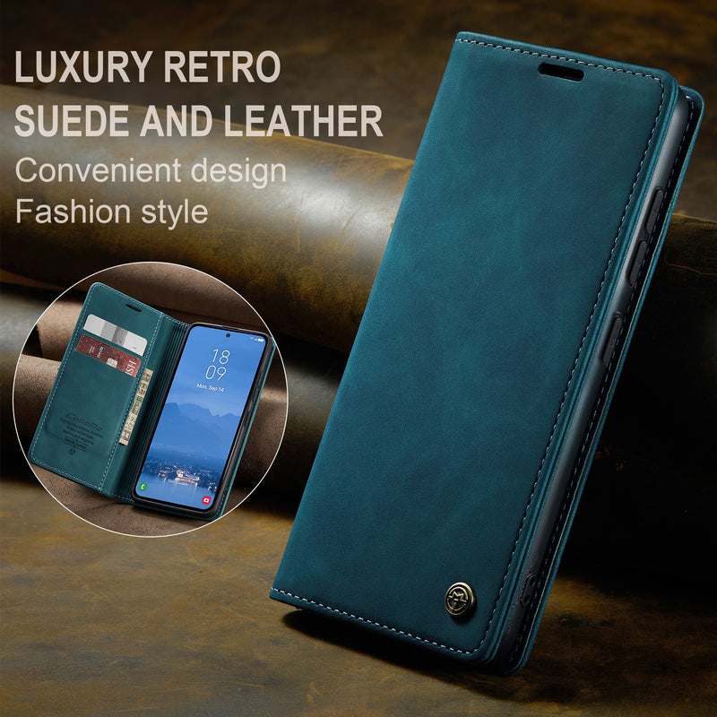 Load image into Gallery viewer, [With Card Slot] Samsung Galaxy A16 5G (SM-A166) - Business Premium Leather Shockproof Wallet Series Case
