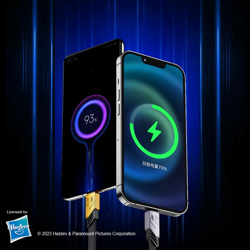 Load image into Gallery viewer, Transformers TF-A09 Braided Two-in-One Magnetic Charging Cable
