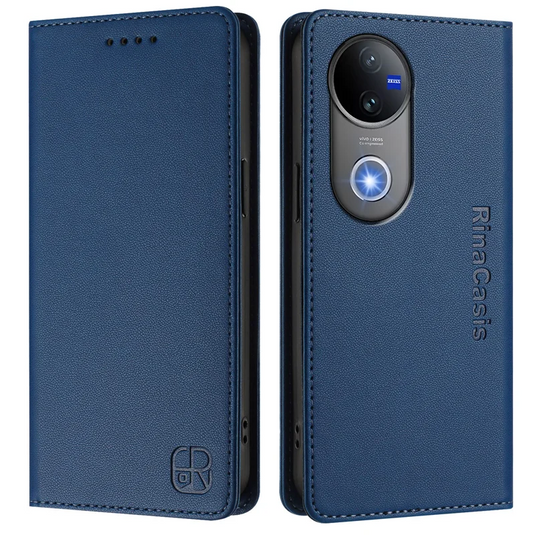 [With Card Slot] VIVO V50 5G - Business Flip Leather Wallet Series Case