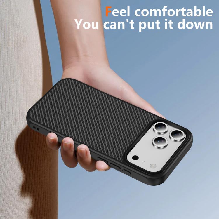 Load image into Gallery viewer, iPhone 17/Air/Pro/Pro Max Kevlar Carbon Fiber Texture Shockproof Heavy Duty Case with Hidden MagSafe Magnetic
