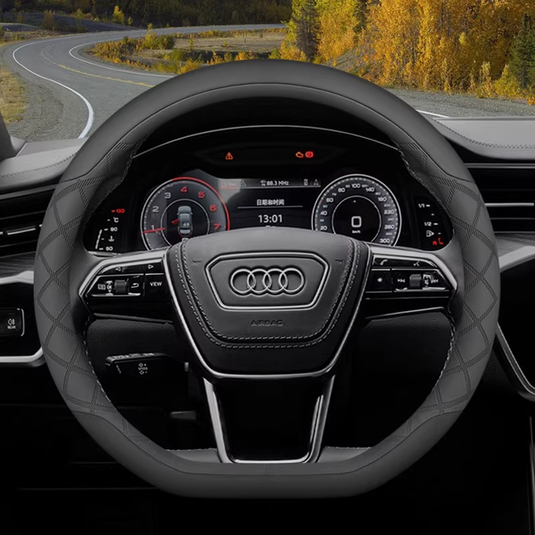 Audi Ultra-Thin Anti-Slip Steering Wheel Cover For 2025 A3, Q3, Q5L, A6L, A7 - i-Station Mobile Phone & Electronic Device Repair and Accessories