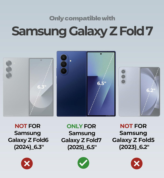 [Dual Kickstands & Front Screen Protector & Zipper Protection] Samsung Galaxy Z Fold7 Dexnor Military-Grade Magnetic Case With Shockproof Hinge Cover