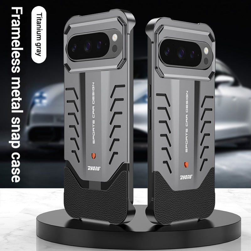 Load image into Gallery viewer, Google Pixel 9 &amp; Pro - Borderless Aluminum Alloy Auto-Lock Cooling Phone Case
