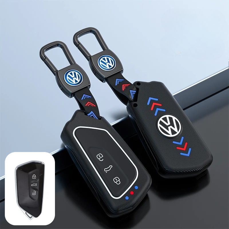 Load image into Gallery viewer, Volkswagen Matte ABS Car Key Fob Case Cover For Golf 8, Teramont, Talagon, ID.3,  ID.4 X, ID.6,  Lamando L
