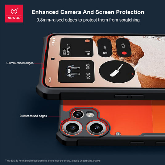 Nothing CMF Phone 2 Pro Minimalist Clear Full-Body Shockproof Case