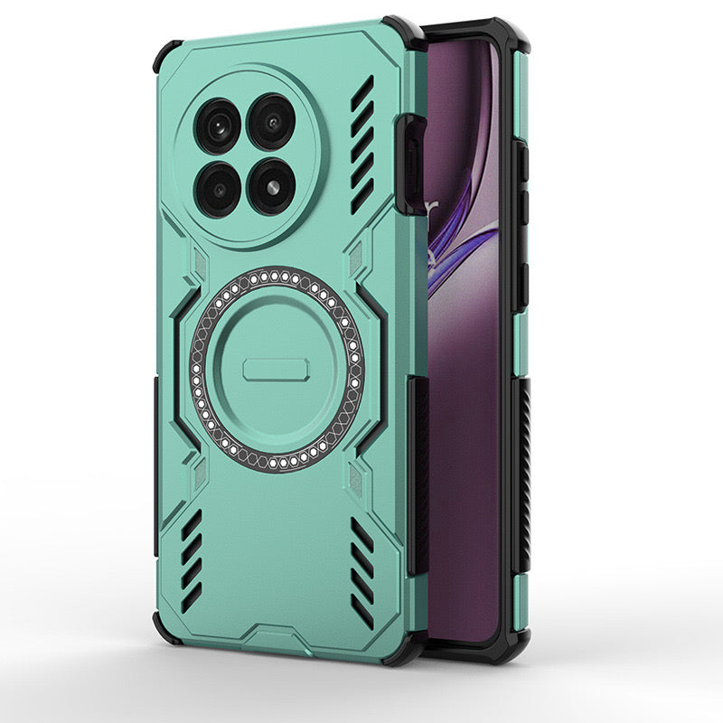 Load image into Gallery viewer, [Magsafe Compatible] OnePlus 13 PC + TPU Magnetic Butterfly Armor Case With Hollow Heat Dissipation

