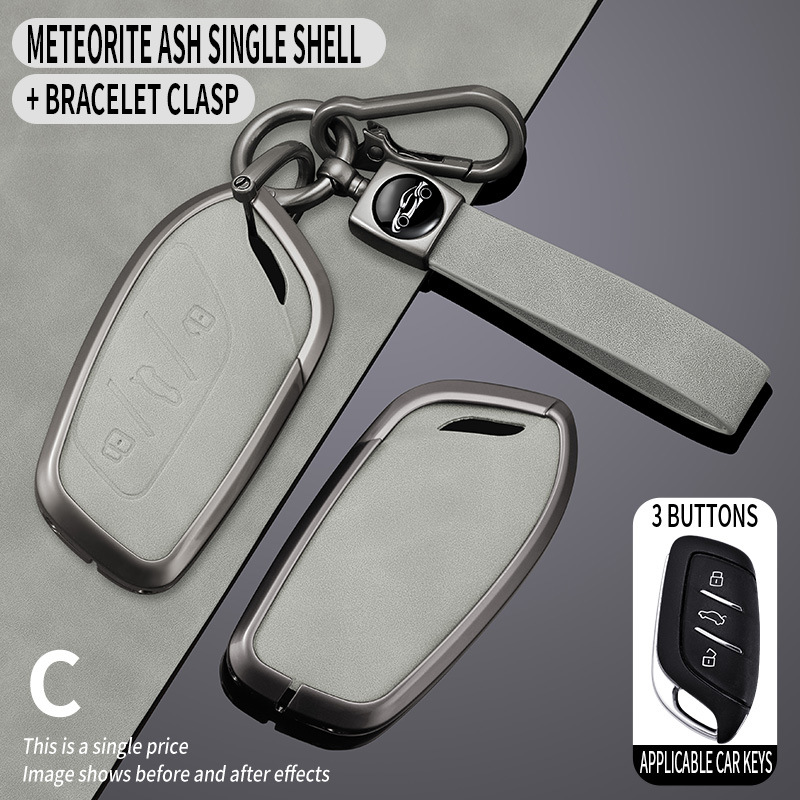 Load image into Gallery viewer, Roewe Zinc Alloy Full Protection Car Key Fob Case Cover For RX5 PLUS, i5, i6 MAX,  D7, CLEVER, RX3, IMAX8, ei5, ei6
