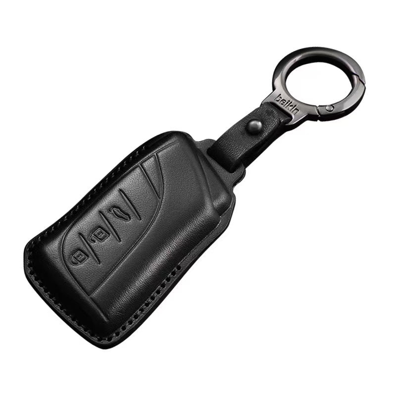 Load image into Gallery viewer, Lexus Full-wrap Genuine Leather Car Key Fob Case Cover For ES200, ES300H, RX300, RX350H, NX260, LX570, RX270
