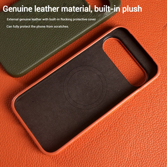 [Magsafe Compatible] Google Pixel 10 / Pro / XL - Premium Cowhide Drop Proof Genuine Leather Series Case