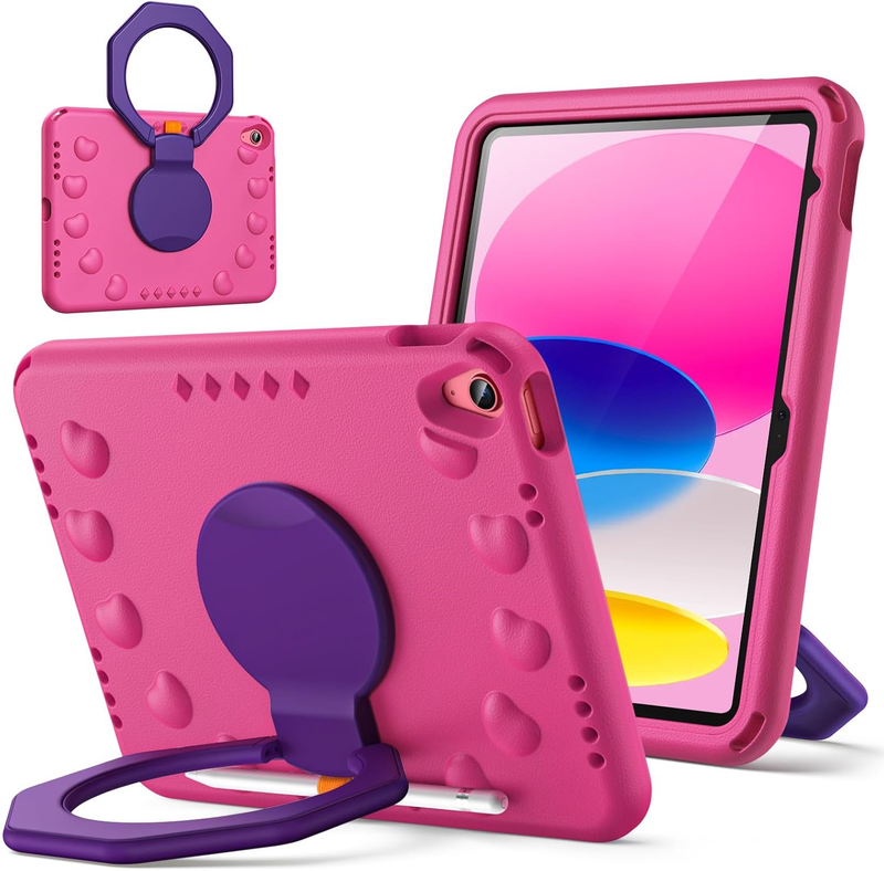 Load image into Gallery viewer, [With Pen Slot][Built-in Stand] Apple iPad 10/11&#39;&#39; 10/11th Gen (2022/2025) EVA Silicone Kids Shockproof Case
