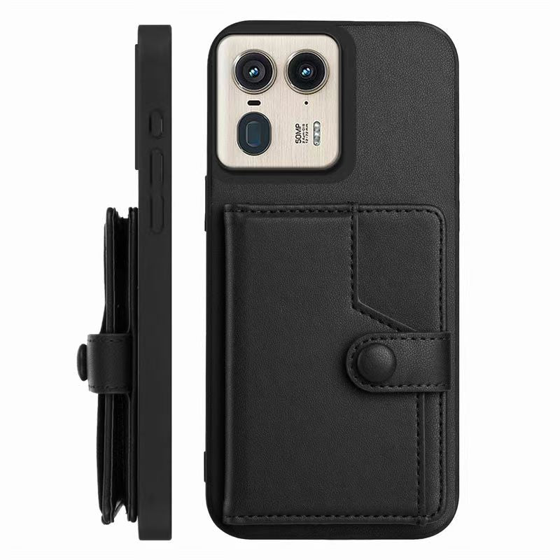 Load image into Gallery viewer, [Built-in Card Slot] Motorola Moto Edge 50/Neo Leather Shockproof Wallet Series Case
