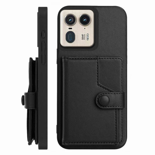 [Built-in Card Slot] Motorola Moto Edge 50/Neo Leather Shockproof Wallet Series Case